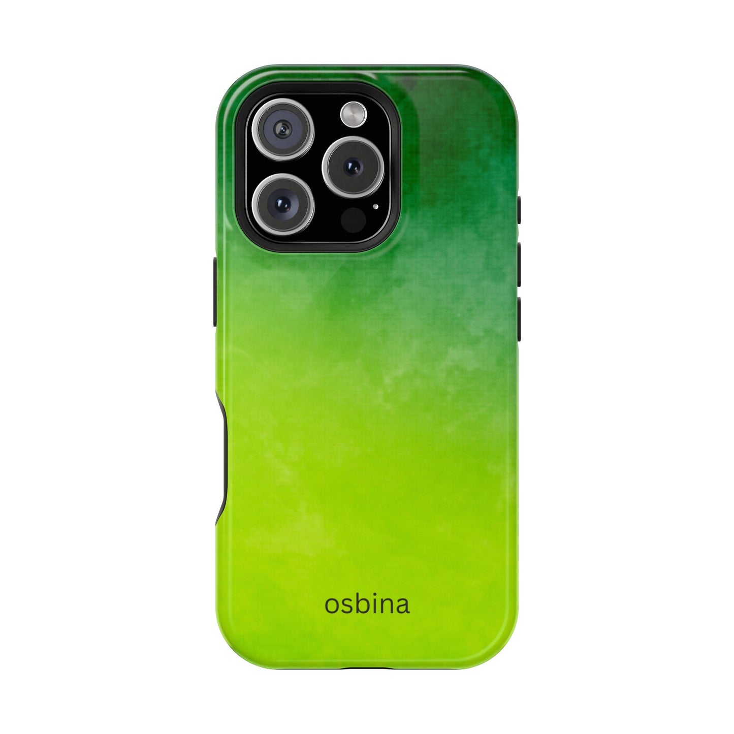 osbina | MagSafe compatible for iPhone | The Verde Glow Phone Case | Color Edit Collection