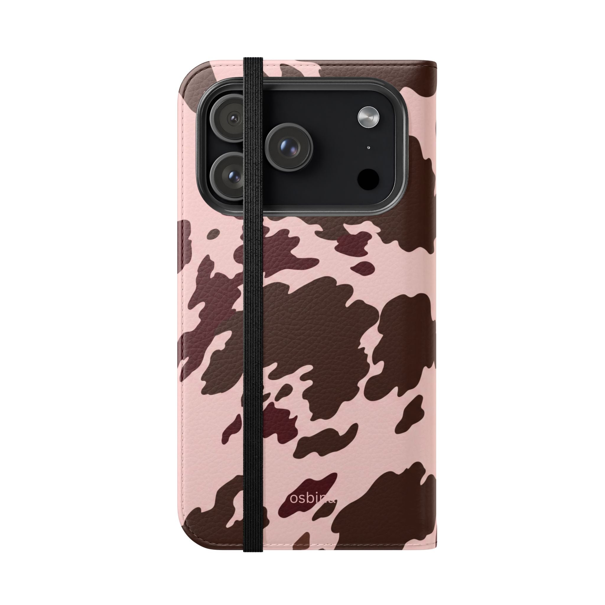 osbina | Wallet Flip Case for iPhone & Samsung | Chocolate Cowhide