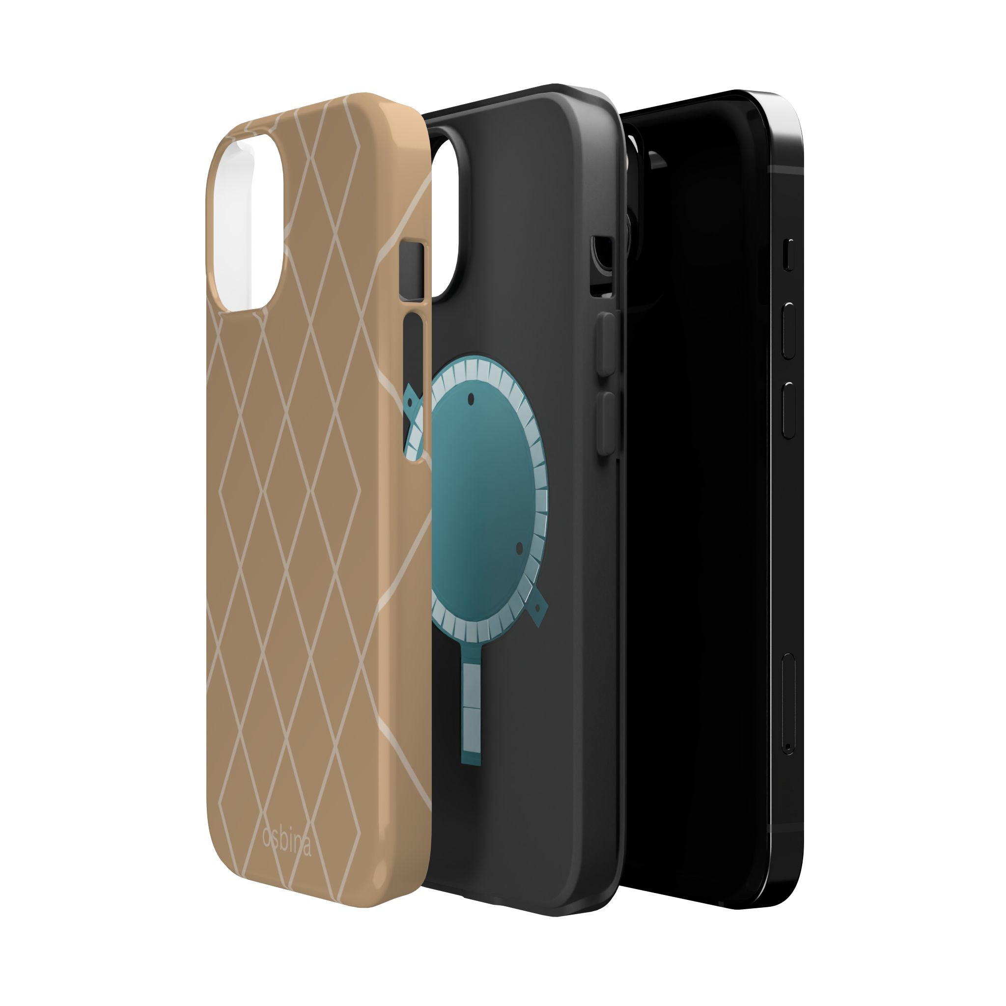 osbina | MagSafe for iPhone | Diamond Latte Designer Case