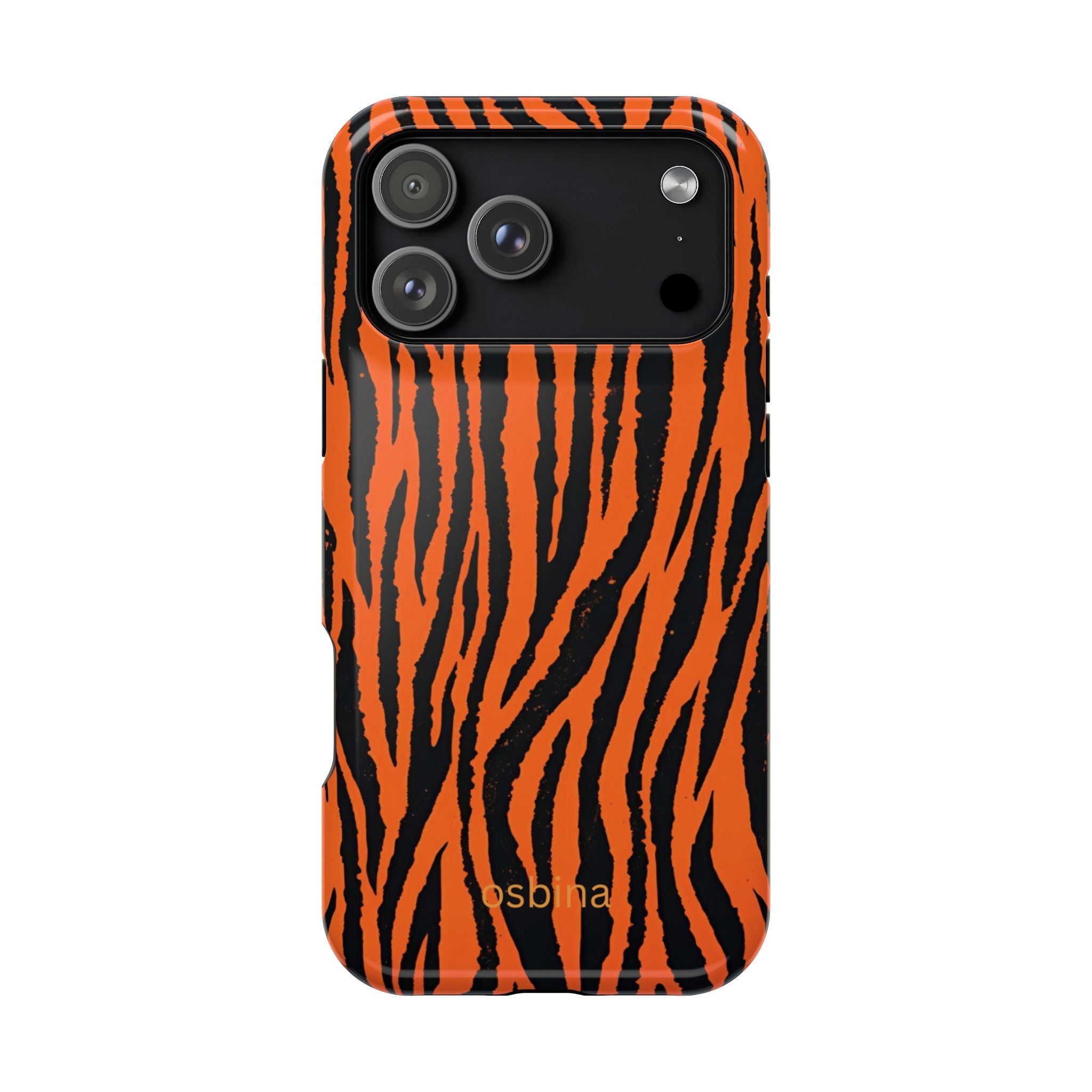 osbina | Tiger, But Make It Chic — The Bengal Stripe Case in Orange + Black | The Season Collective