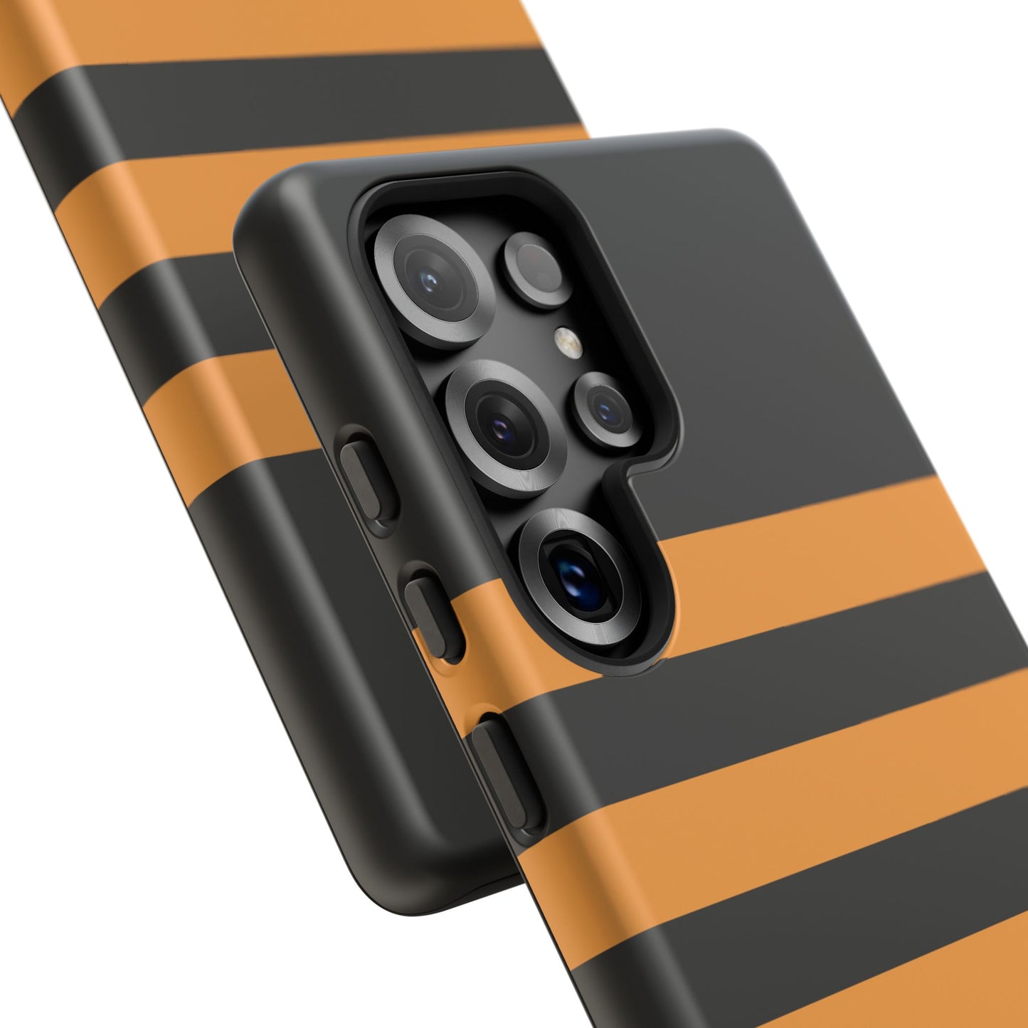 osbina | The Horizon Stripe Case in Black + Orange | The Season Collective