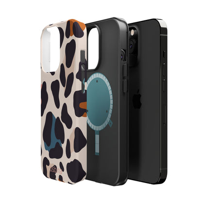 osbina | MagSafe compatible for iPhone | Leopard Luxe Color Pop Leopard Print Phone Case | Modern Muse Collection