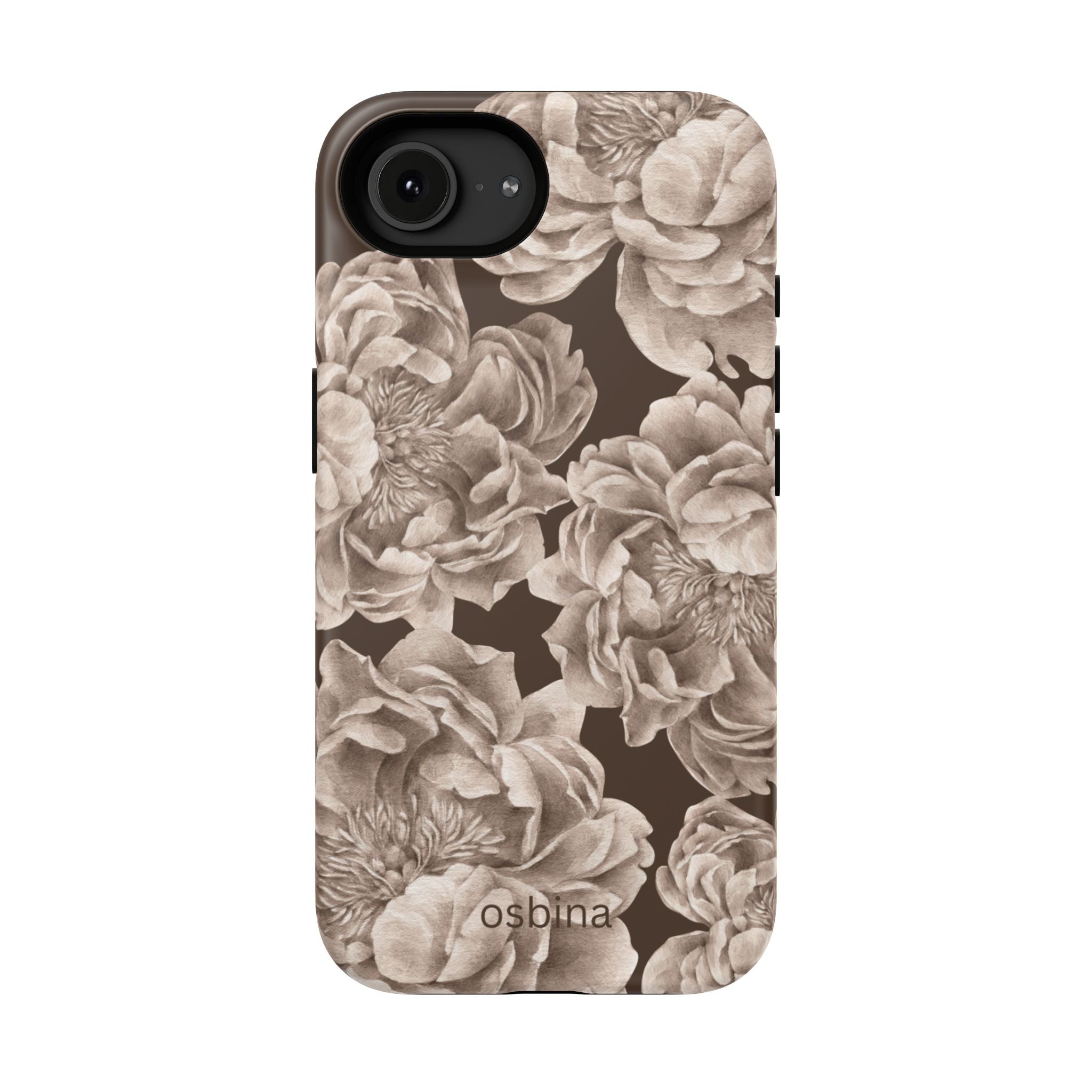 osbina | Peony Espresso Designer Case