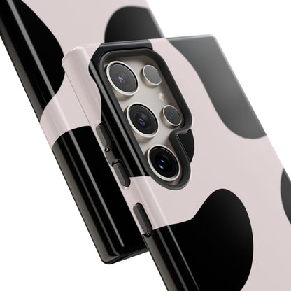 osbina | Prairie Chic Pink & Black Cow Print Phone Case | Modern Muse Collection