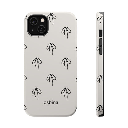 osbina | MagSafe compatible for iPhone | Linéa Flora Minimalistic Flower Phone Case | Modern Muse Collection