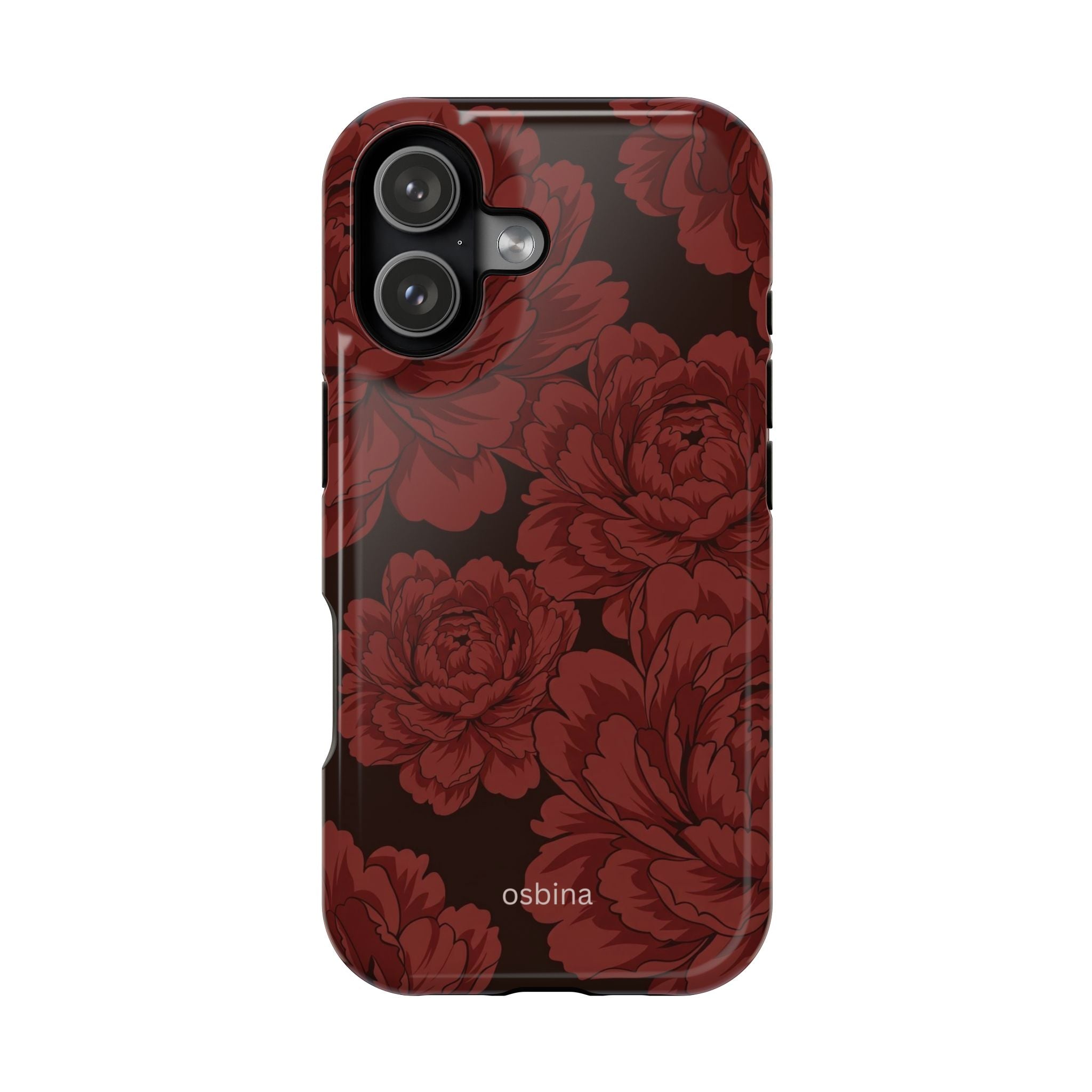 osbina | MagSafe | Oxblood Peony Designer Case