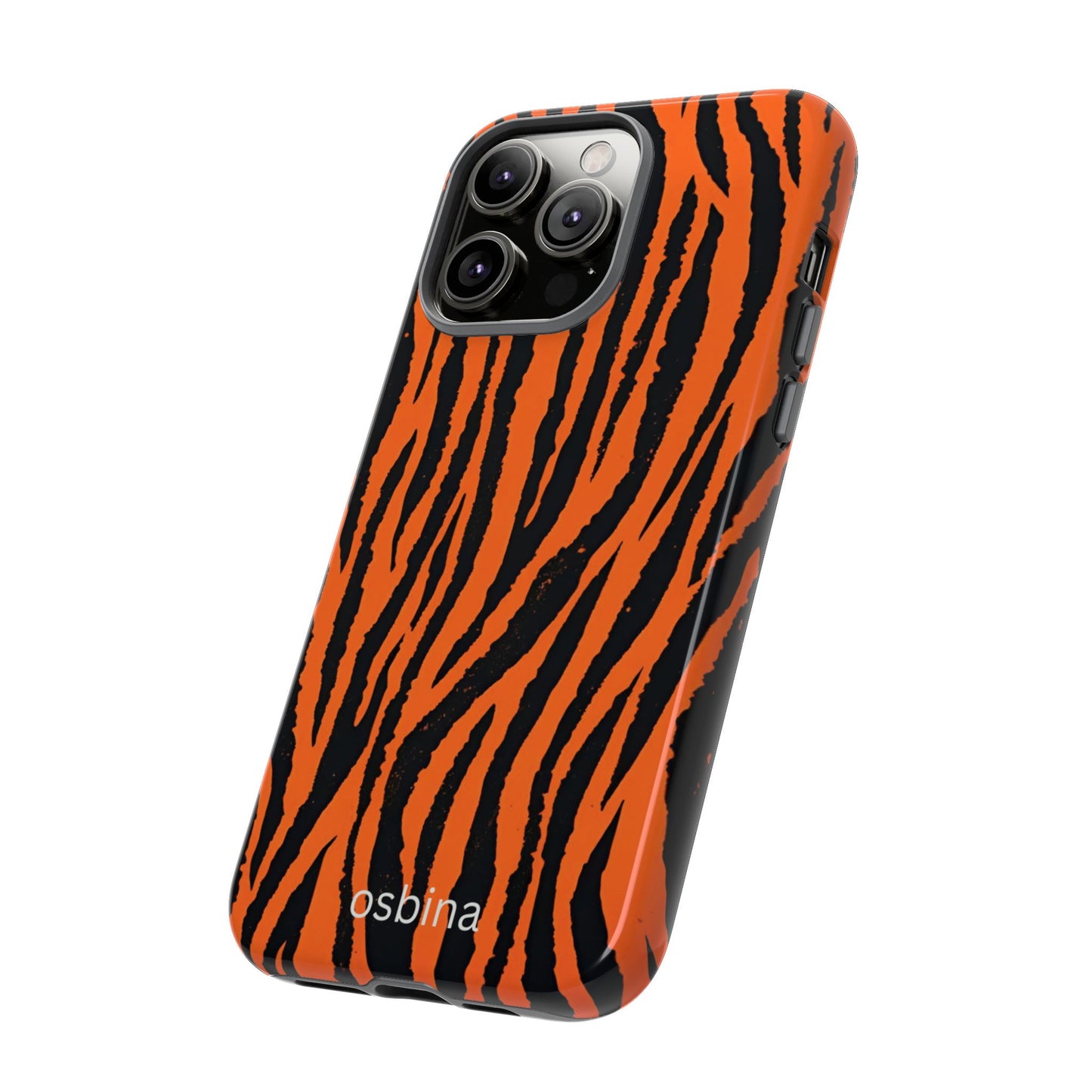 osbina | Tiger, But Make It Chic — The Bengal Stripe Case in Orange + Black | The Season Collective