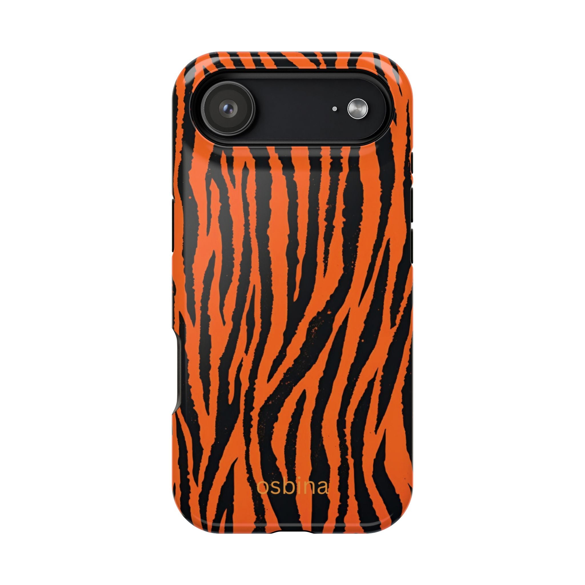 osbina | Tiger, But Make It Chic — The Bengal Stripe Case in Orange + Black | The Season Collective