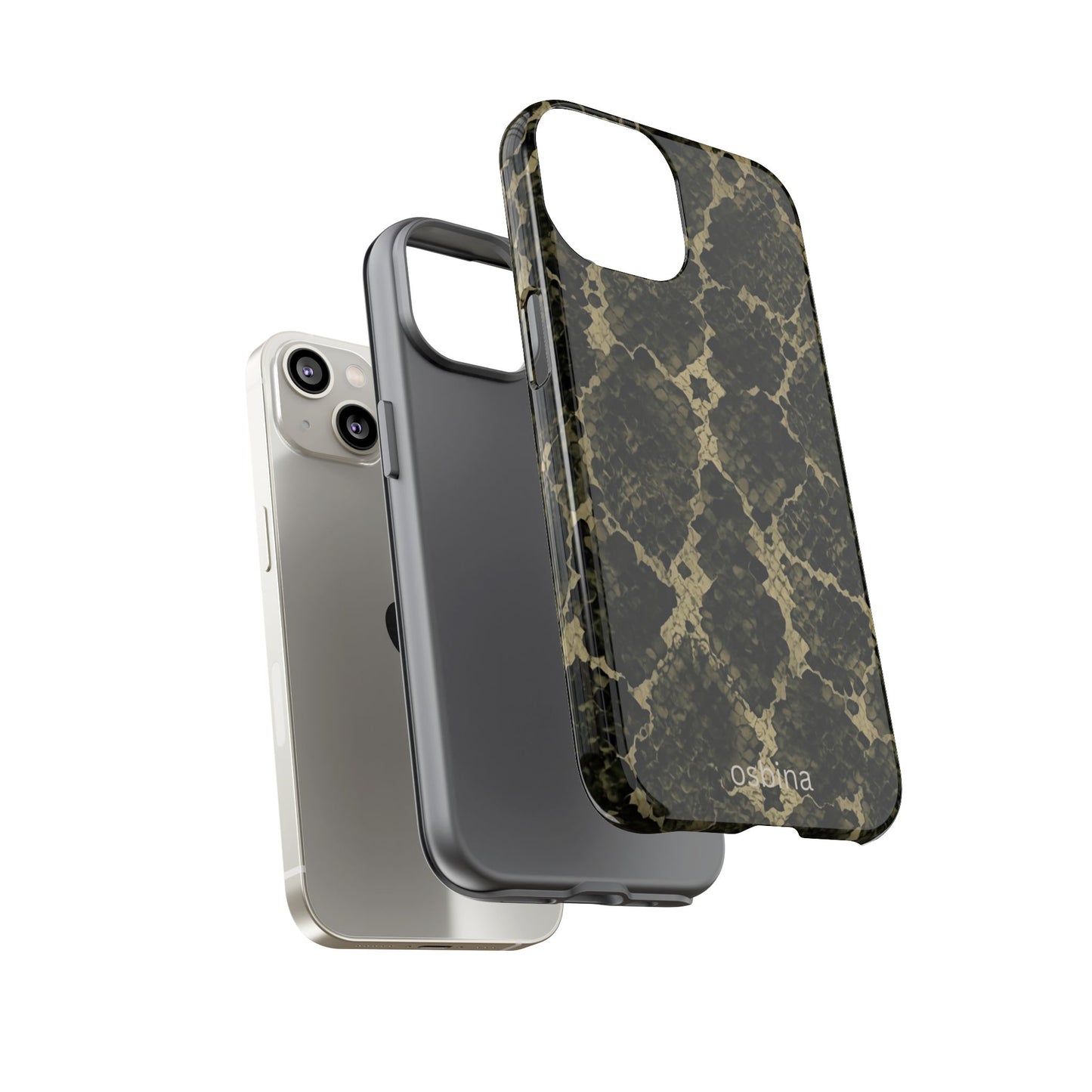 osbina | The Olive Snakeskin Designer Case
