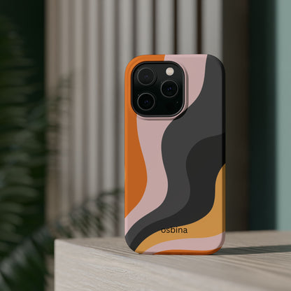 osbina | MagSafe Compatible for iPhone | The Case That Says “Fall, But Make It Fashion” | Retro Swirl Edition | The Season Collective