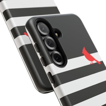 osbina | Redbird Edition Thinking of You Phone Case Black & White Stripe | Inspired By Collection