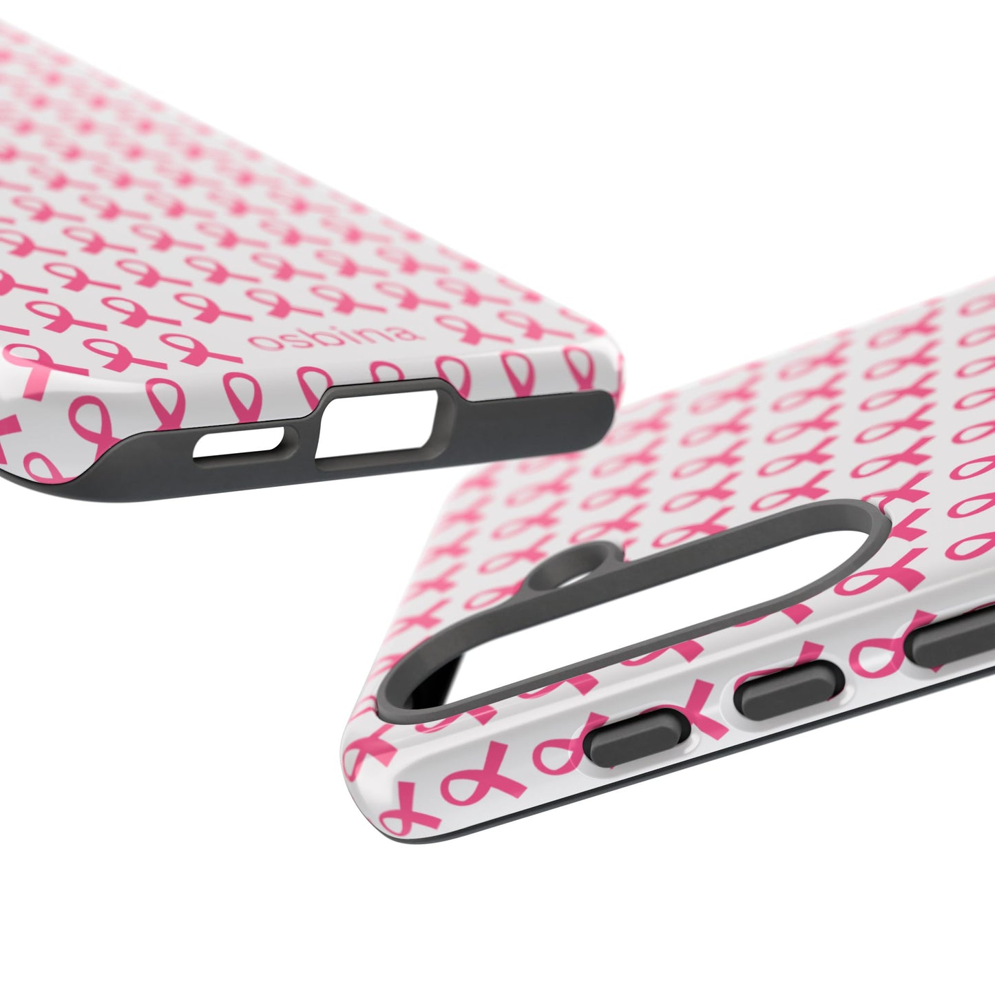 osbina | Limited Edition The Side by Side Pink Ribbon Case in Light Pink + Soft Pink + Hot Pink | The Pink October Collection | Inspired By
