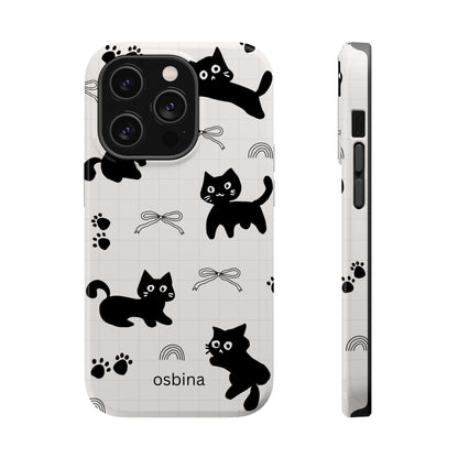 osbina | MagSafe compatible for iPhone | Meow Mode Cat Phone Case | The Season Collective