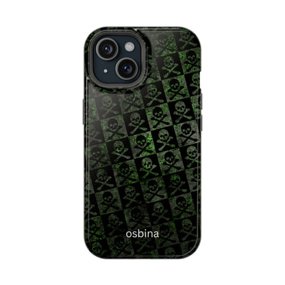 osbina | MagSafe compatible for iPhone | Skull & Crossbones Phone Case | Season Collective Collection