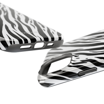 osbina | MagSafe Compatible for iPhone | The Bengal Bold Stripe Case in White + Black | The Season Collective