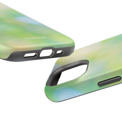 osbina | MagSafe compatible for iPhone | The Veridian Orbs Phone Case | Color Edit Collection