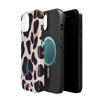 osbina | MagSafe compatible for iPhone | Leopard Luxe Color Pop Leopard Print Phone Case | Modern Muse Collection