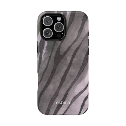 osbina | Stripes on Point — The Muted Gray + Black Tiger Case | The Season Collective