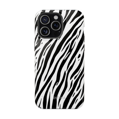 osbina | MagSafe Compatible for iPhone | The Bengal Bold Stripe Case in White + Black | The Season Collective