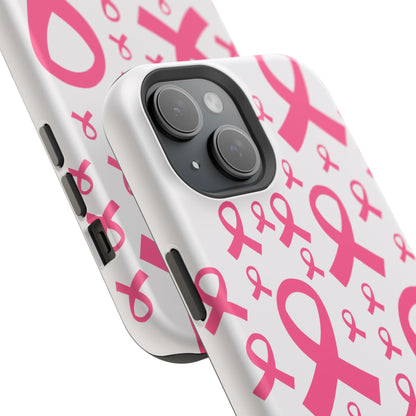 osbina |  MagSafe compatible for iPhone | Limited Edition Strength in Ribbons Case in Light Pink + Soft Pink + Hot Pink | The Pink October Collection | Inspired By