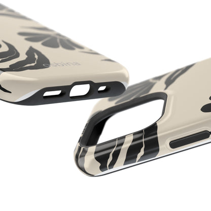 osbina | MagSafe compatible for iPhone | Obsidian Bloom Flower Phone Case | Modern Muse Collection