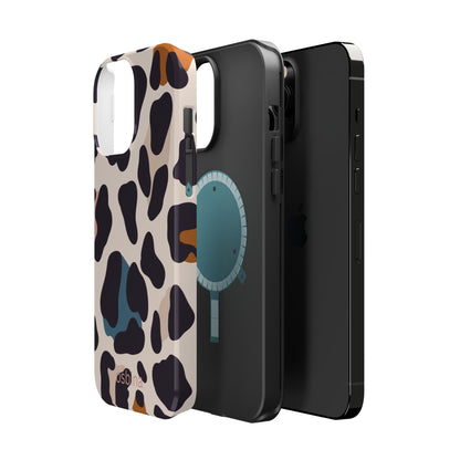 osbina | MagSafe compatible for iPhone | Leopard Luxe Color Pop Leopard Print Phone Case | Modern Muse Collection