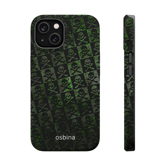 osbina | MagSafe compatible for iPhone | Skull & Crossbones Phone Case | Season Collective Collection