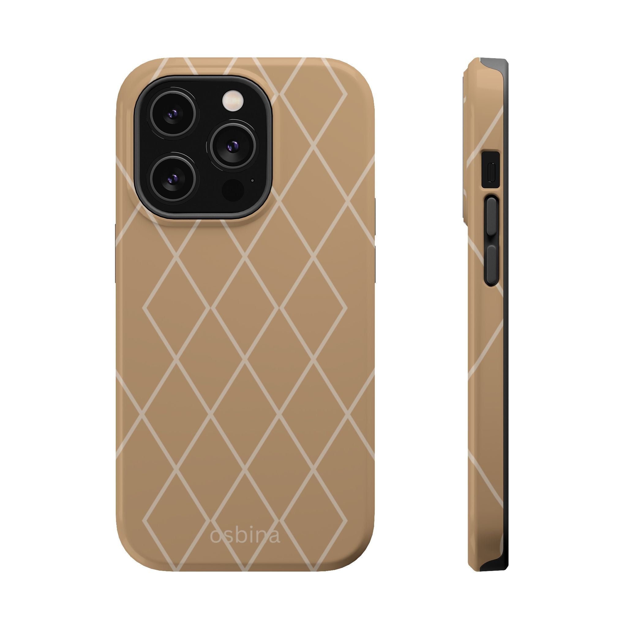 osbina | MagSafe for iPhone | Diamond Latte Designer Case