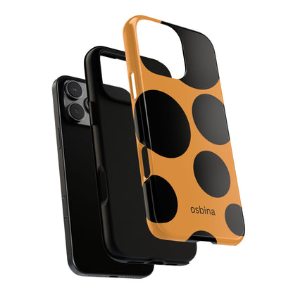 osbina | The Bubble Statement Case in Orange + Black | The Season Collective