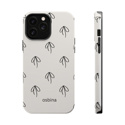 osbina | MagSafe compatible for iPhone | Linéa Flora Minimalistic Flower Phone Case | Modern Muse Collection