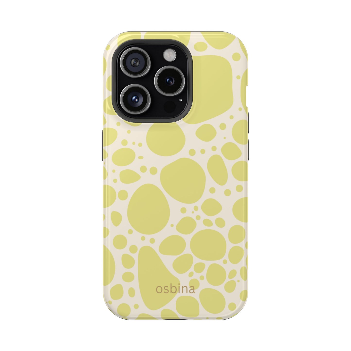 osbina | MagSafe compatible for iPhone | The Chartreuse Mirage Phone Case | Color Edit Collection