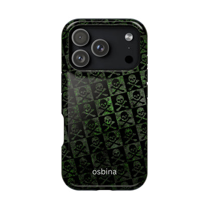 osbina | MagSafe compatible for iPhone | Skull & Crossbones Phone Case | Season Collective Collection