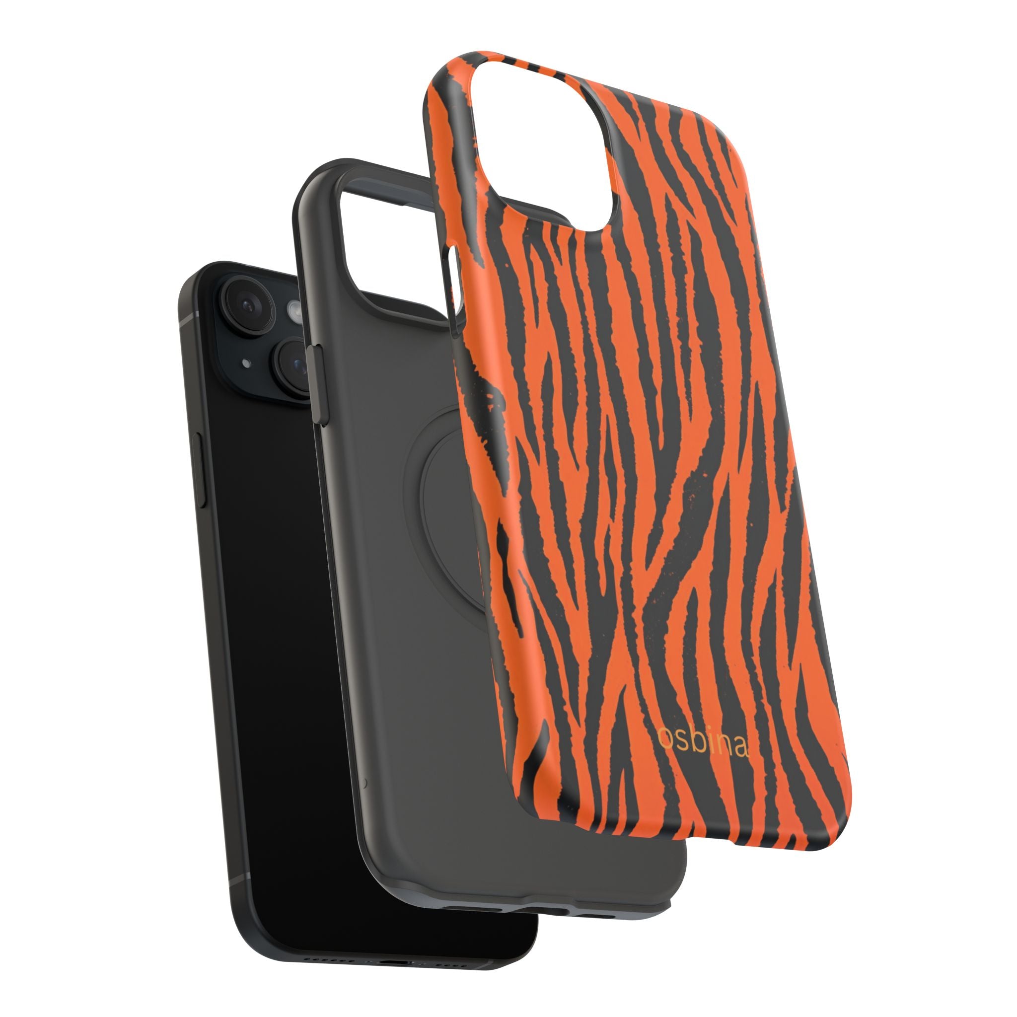 osbina | Tiger, But Make It Chic — The Bengal Stripe Case in Orange + Black | The Season Collective