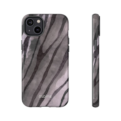 osbina | Stripes on Point — The Muted Gray + Black Tiger Case | The Season Collective