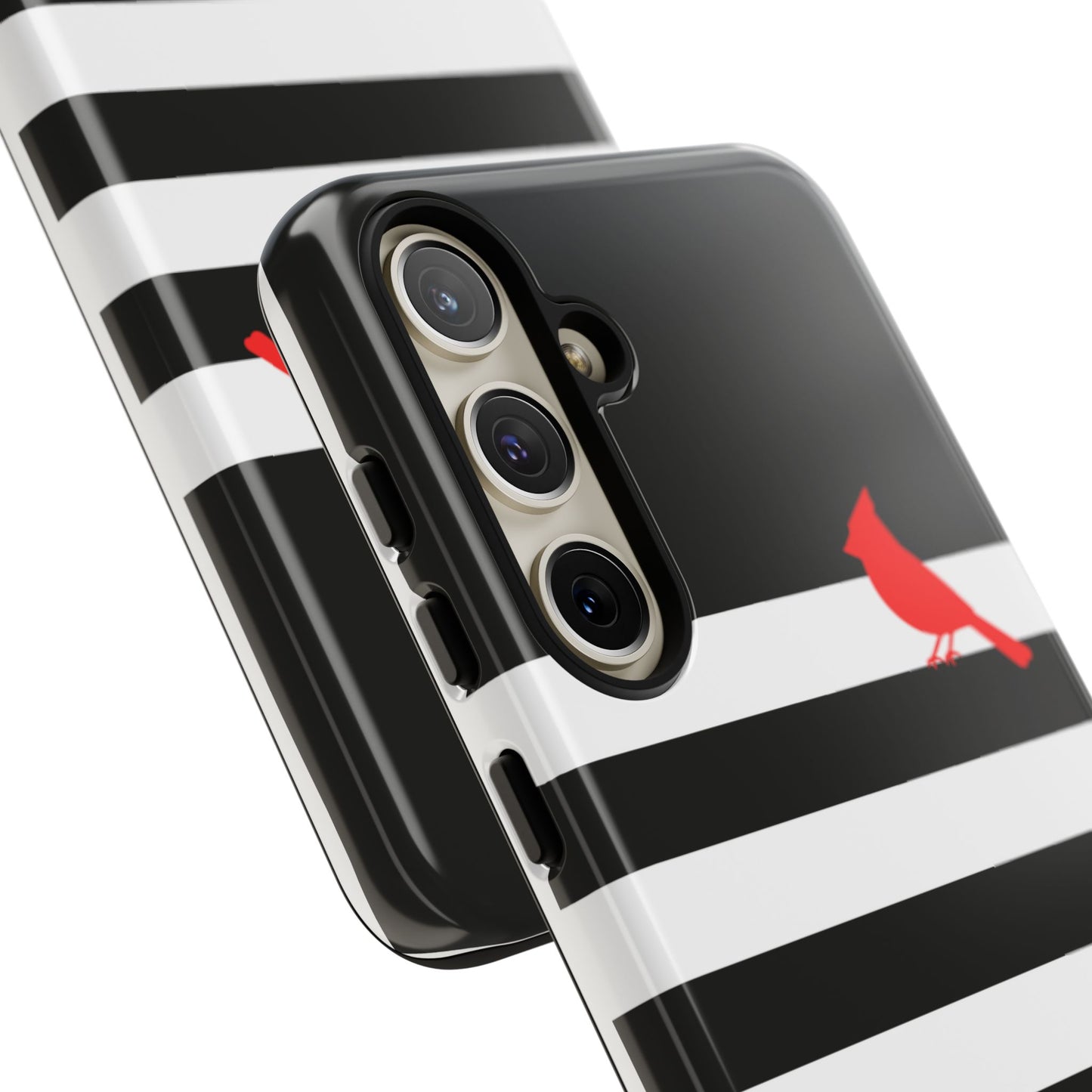 osbina | Redbird Edition Thinking of You Phone Case Black & White Stripe | Inspired By Collection