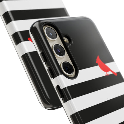 osbina | Redbird Edition Thinking of You Phone Case Black & White Stripe | Inspired By Collection
