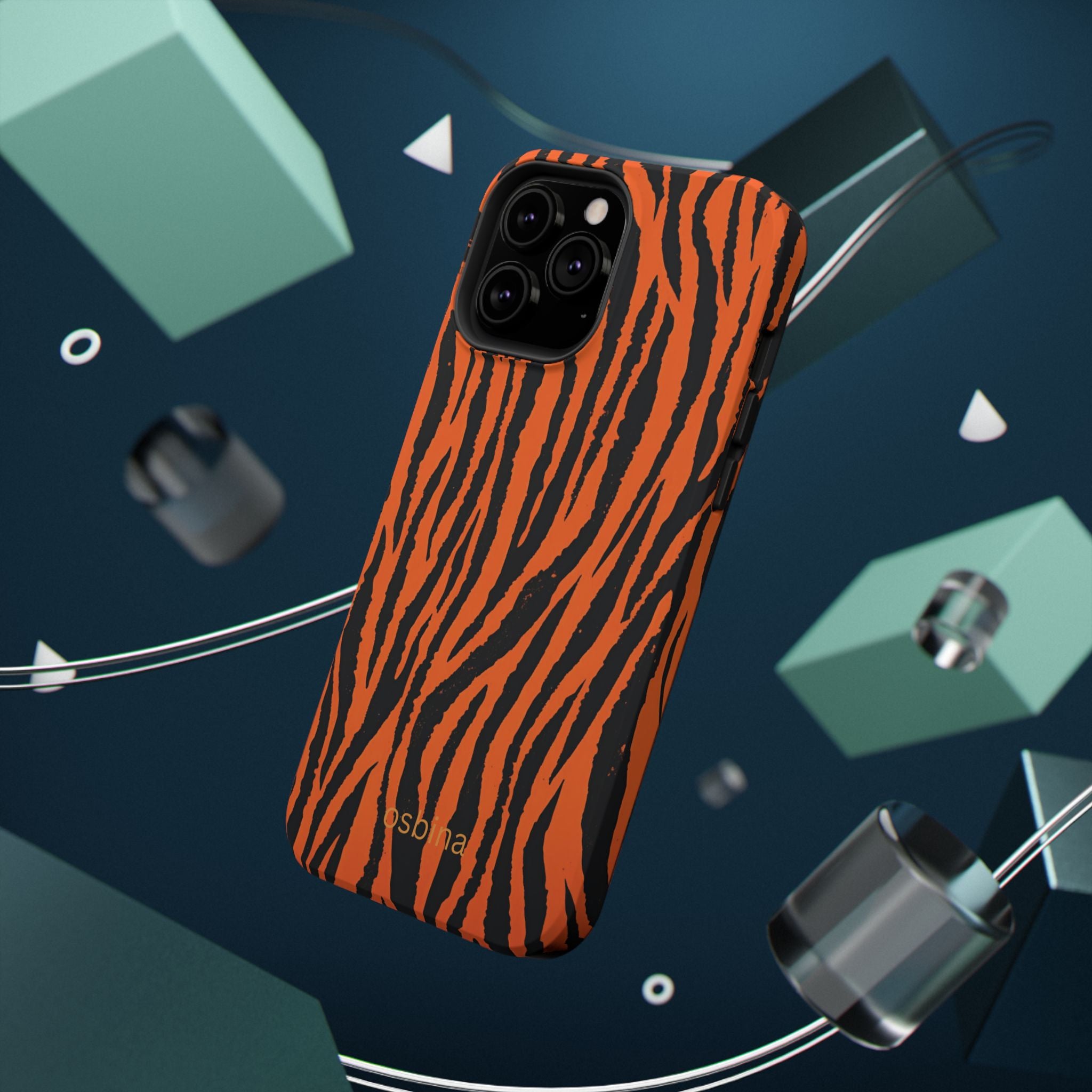 osbina | Tiger, But Make It Chic — The Bengal Stripe Case in Orange + Black | The Season Collective