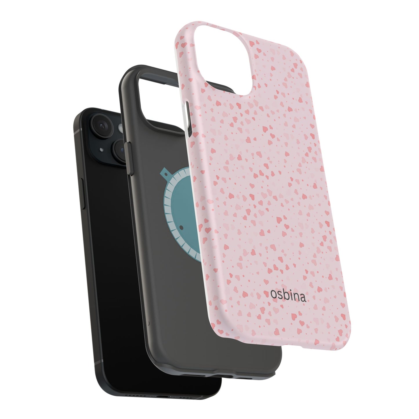 osbina | MagSafe compatible for iPhone | Pure Affection Sweethearts  Phone Case | Modern Muse Collection