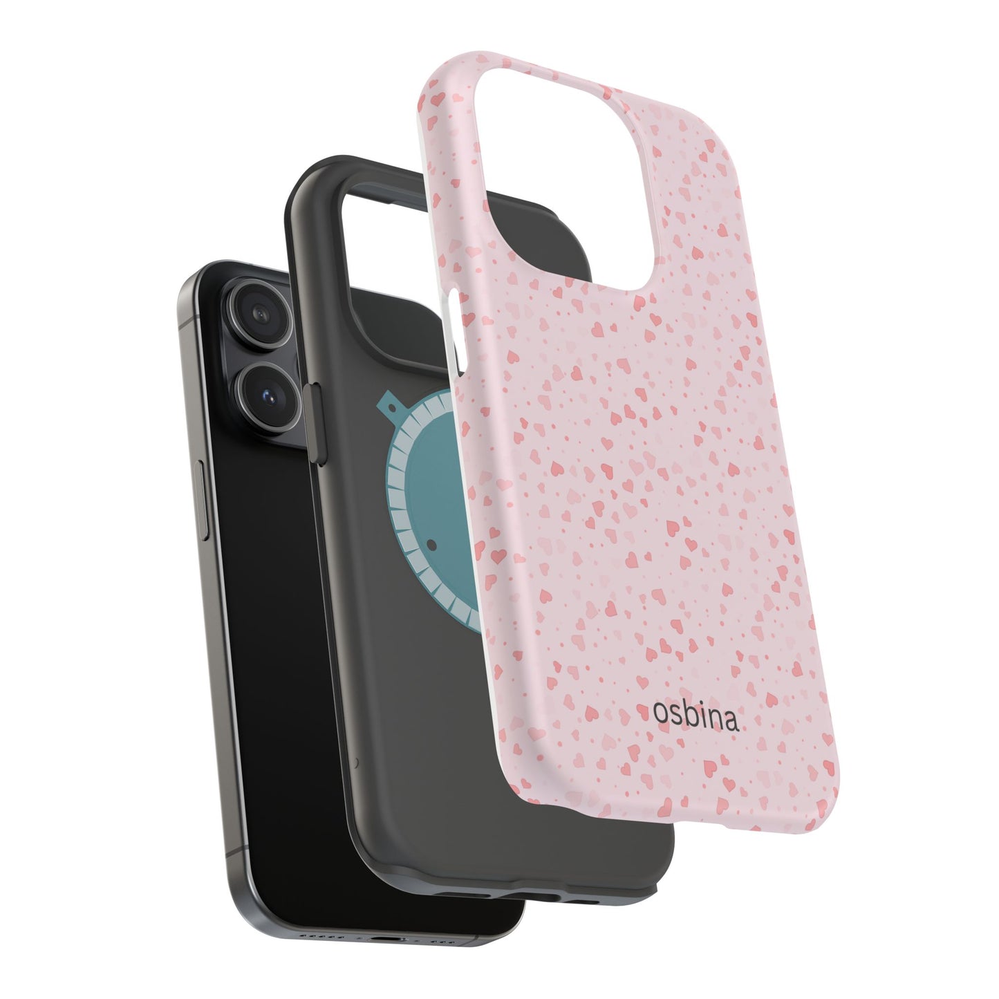 osbina | MagSafe compatible for iPhone | Pure Affection Sweethearts  Phone Case | Modern Muse Collection