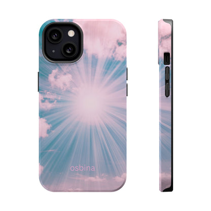 osbina | MagSafe compatible for iPhone | The Sunburst Skies Case | YAYOU Collection Supporting Shine Like Sable