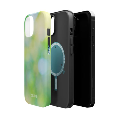 osbina | MagSafe compatible for iPhone | The Veridian Orbs Phone Case | Color Edit Collection