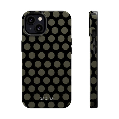osbina | MagSafe compatible for iPhone | Onyx Chic Phone Case | Modern Muse Collection