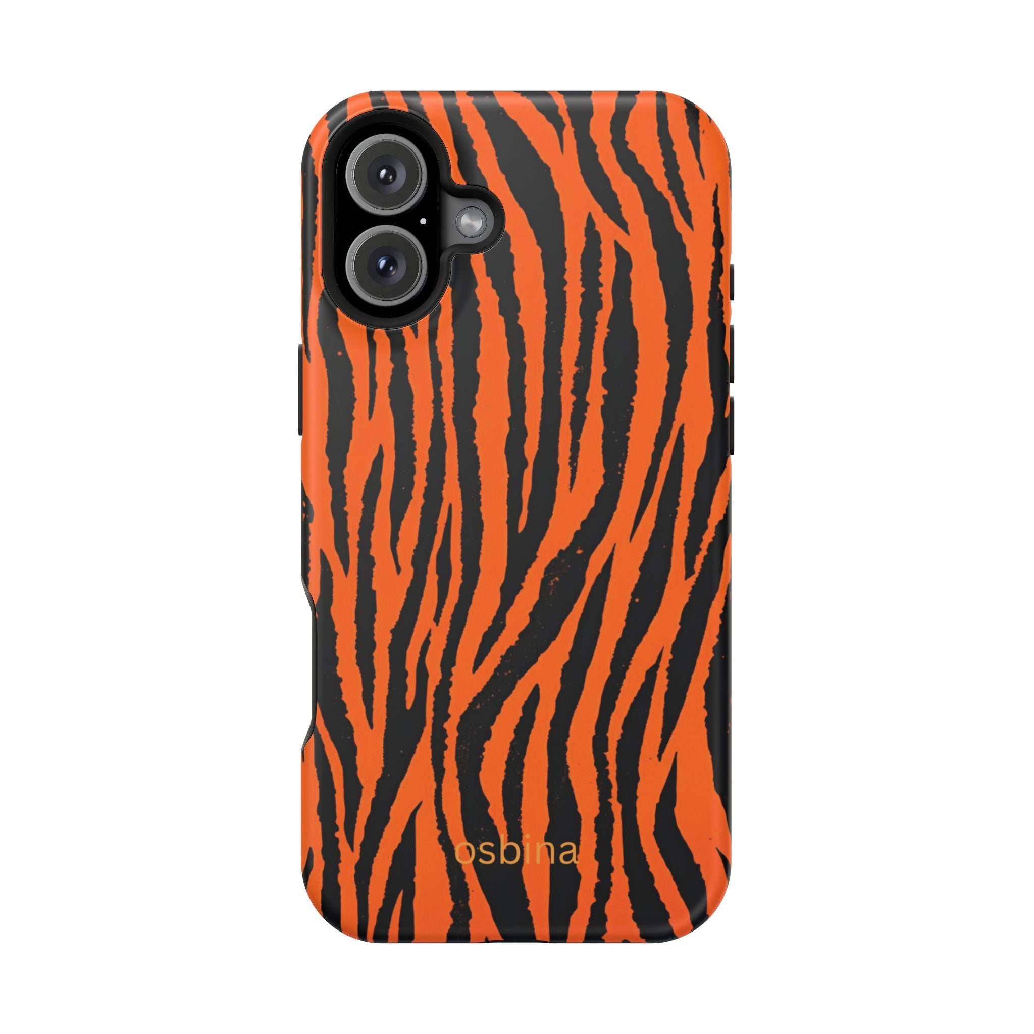 osbina | Tiger, But Make It Chic — The Bengal Stripe Case in Orange + Black | The Season Collective