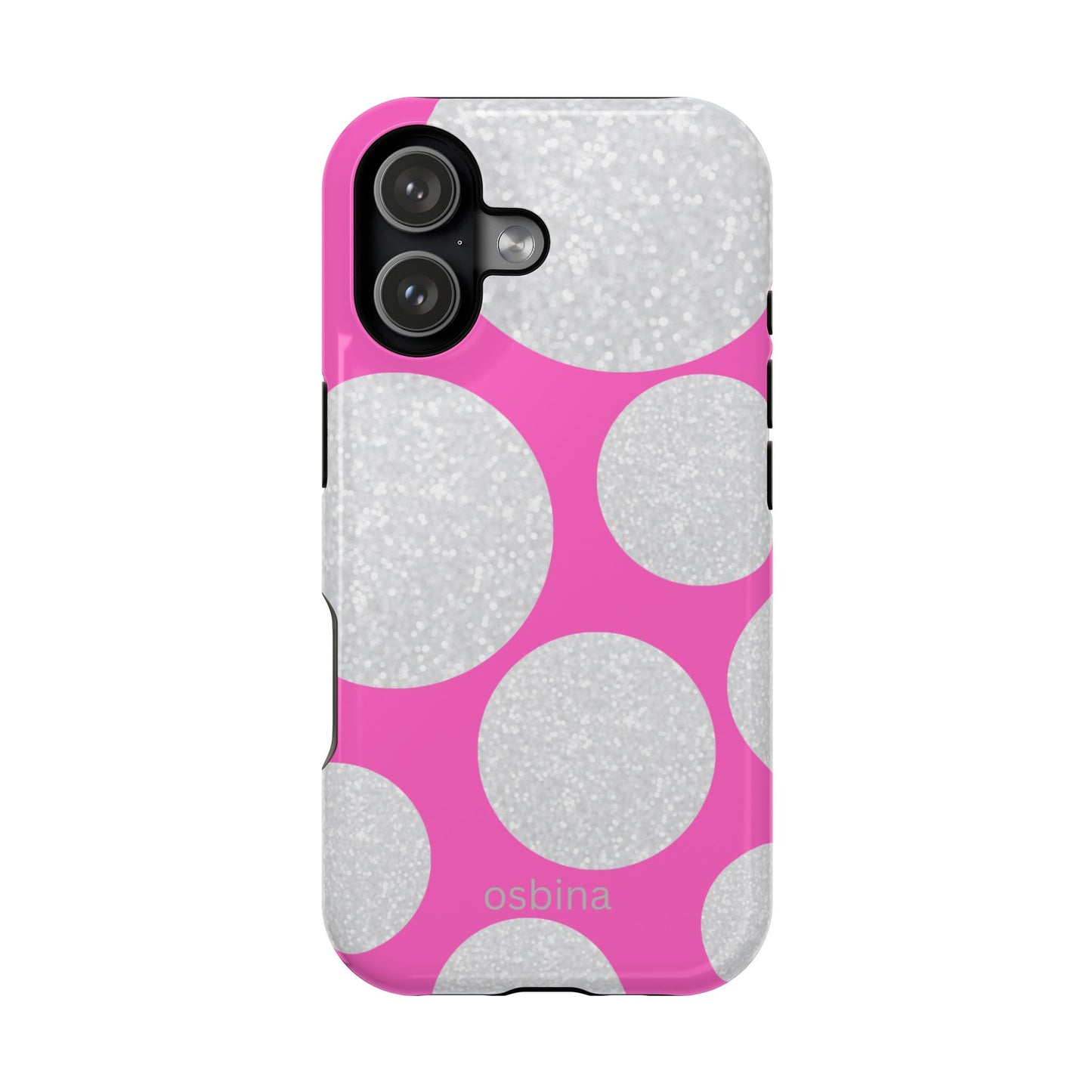 osbina | MagSafe compatible for iPhone | The Sparkling Bubbles Case | YAYOU Collection Supporting Shine Like Sable
