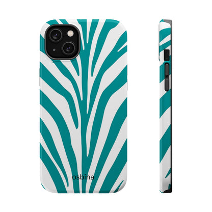 osbina | MagSafe | The Teal Zebra Designer Case