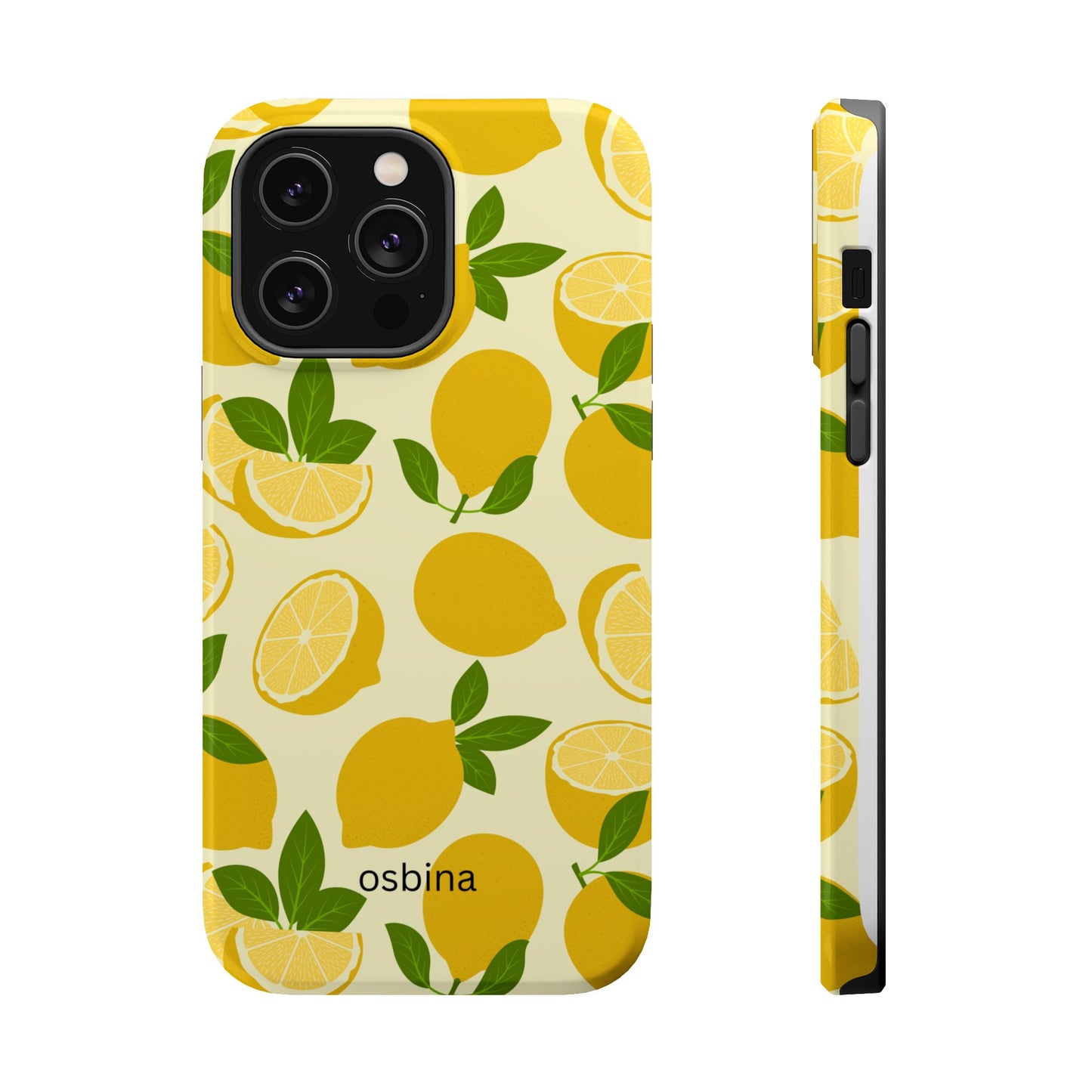 osbina | MagSafe compatible for iPhone | Limoncello Lemon Phone Case | Modern Muse Collection