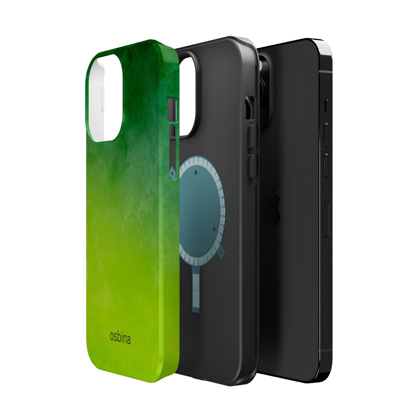 osbina | MagSafe compatible for iPhone | The Verde Glow Phone Case | Color Edit Collection