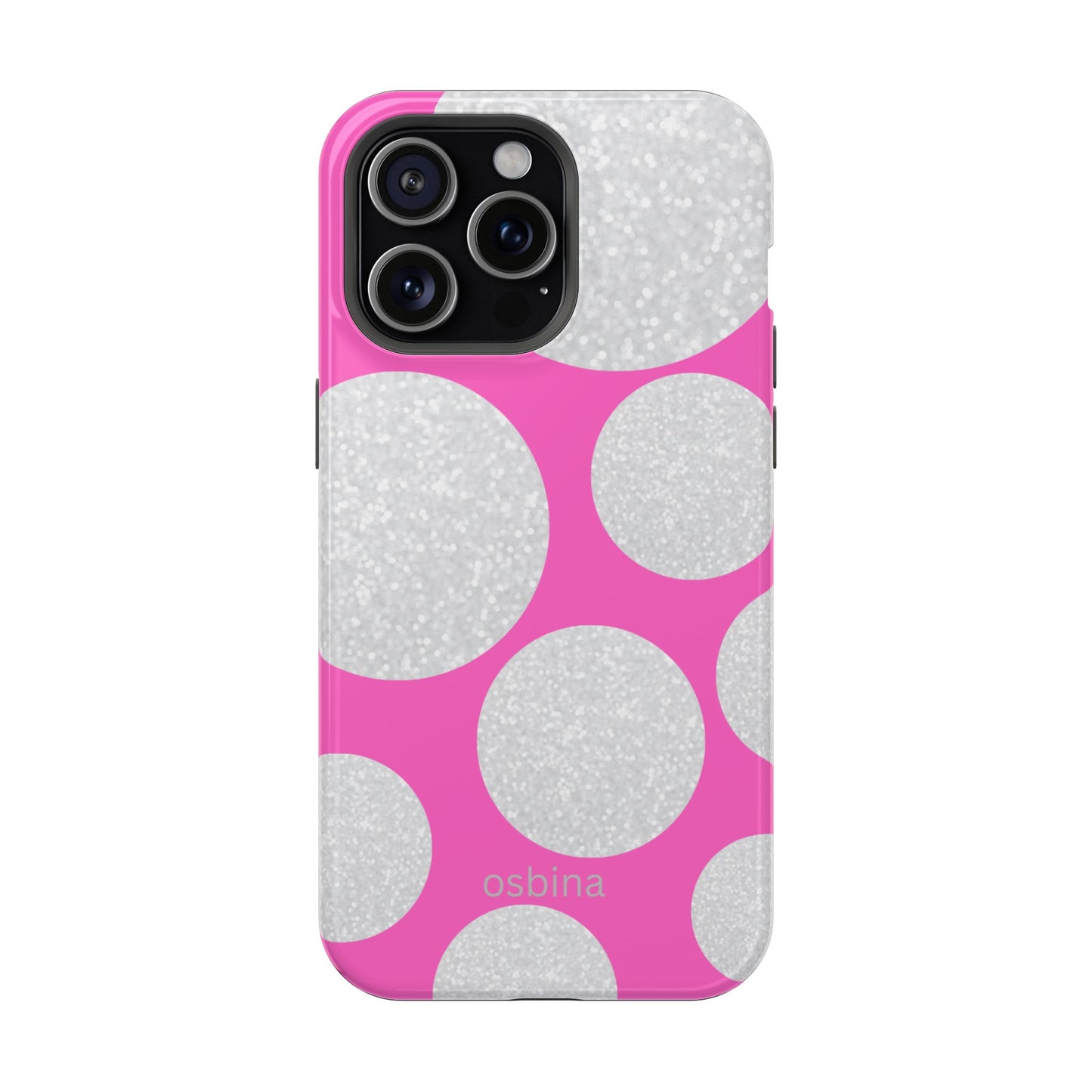 osbina | MagSafe compatible for iPhone | The Sparkling Bubbles Case | YAYOU Collection Supporting Shine Like Sable