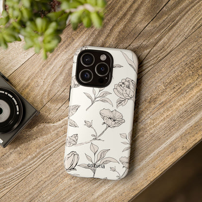 osbina | Silhouette Bloom Phone Case | Modern Muse Collection