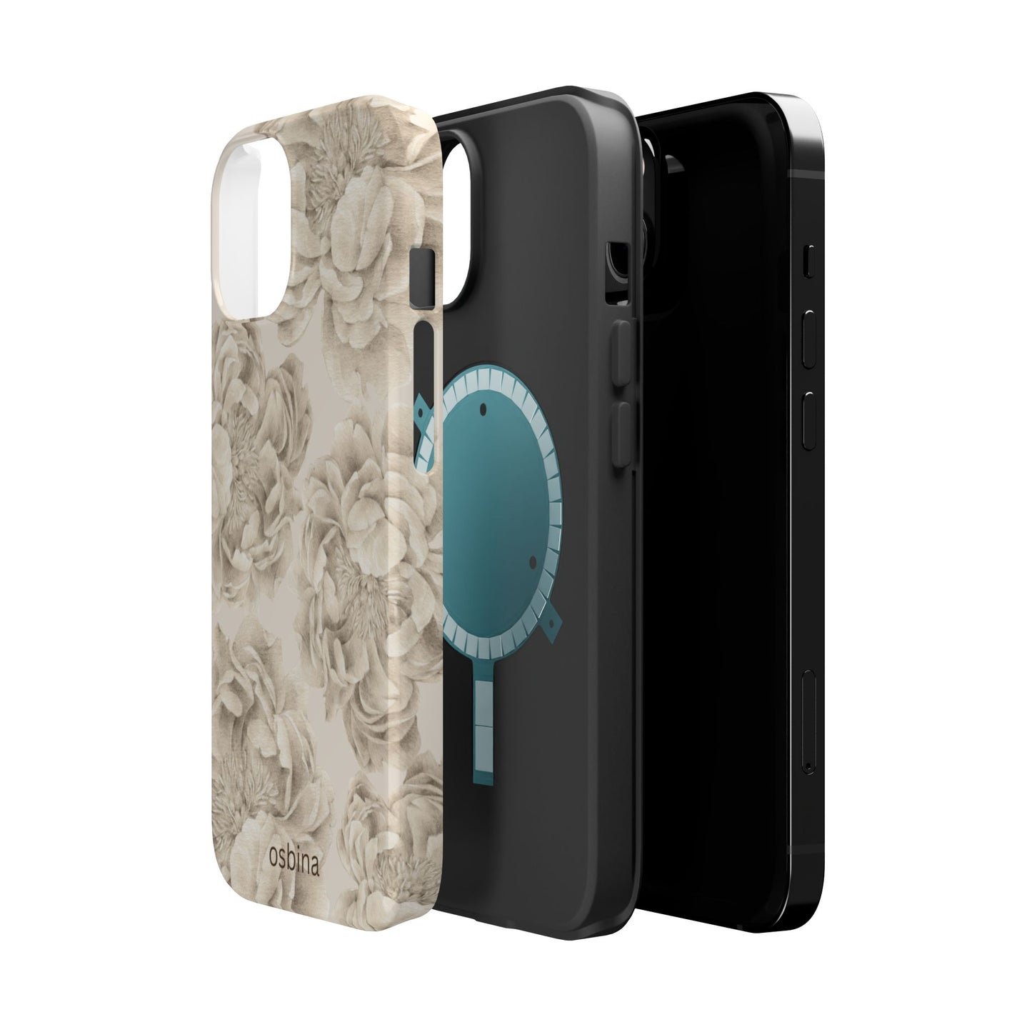 osbina | MagSafe for iPhone | Peony Sand Designer Case